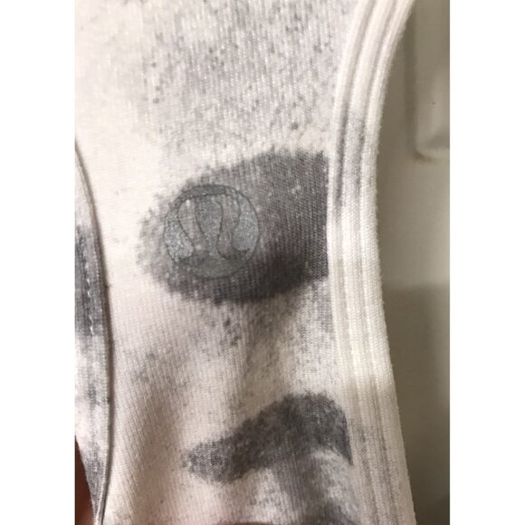 Lululemon Women's Cool Racerback Tank Seaside Dot White Fossil size 6-8 no tag - Picture 3 of 3
